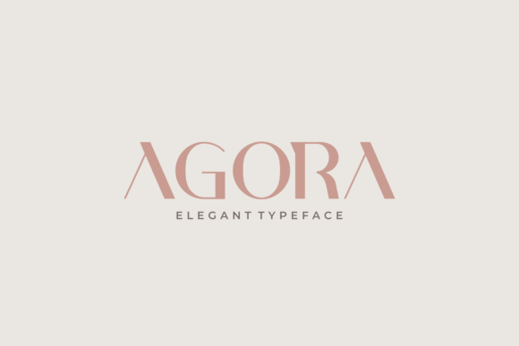 Agora: A Serif Font for Elegant Campaigns