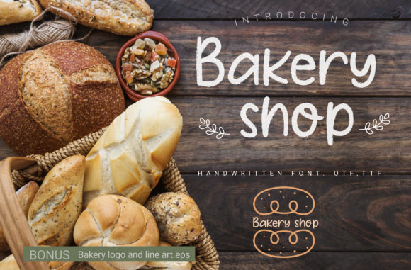 Bakery Shop Font for Web Design