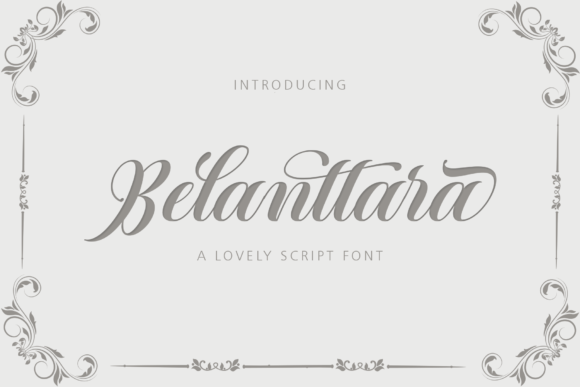 Belanttara Font: Elegant Script for Creative Makers