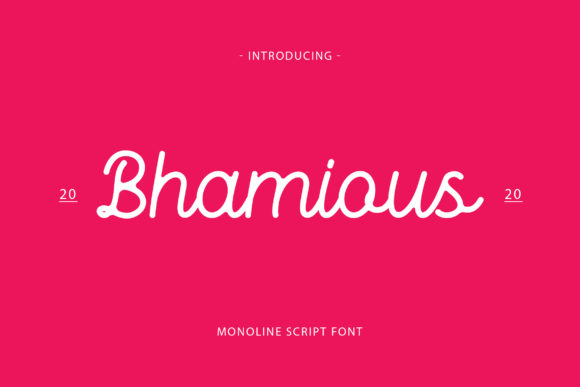 Bhamious: A Premium Script Font