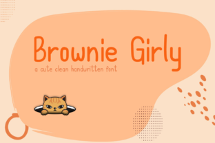 Brownie Girly Font for Creative Projects
