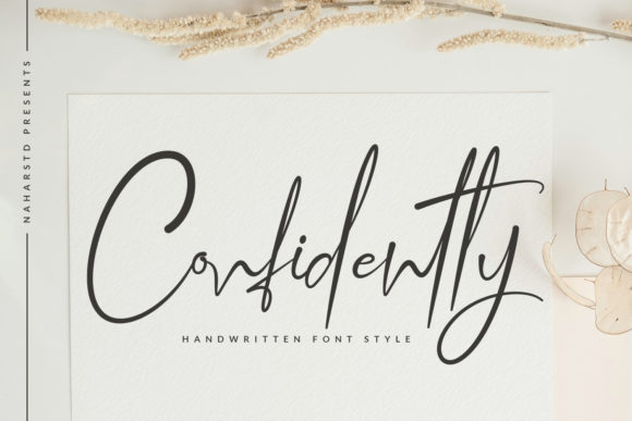Confidently: A Luxurious Script Font