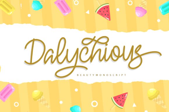 Dalychious: A Font for Elegant Branding
