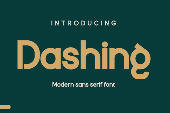 Dashing: A Bold Font for Modern Campaigns