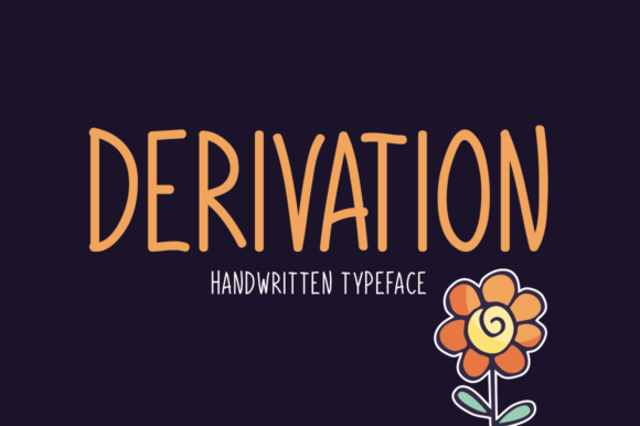 Derivation: A Cute Handwritten Font for Business Branding