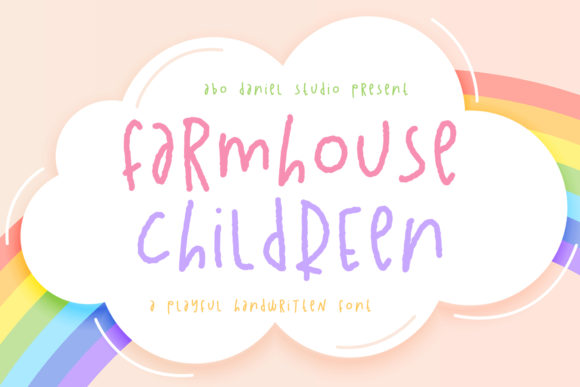 Farmhouse Children Font for Business
