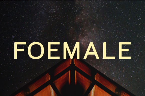 Foemale Font: Modern Sans Serif for Web Design