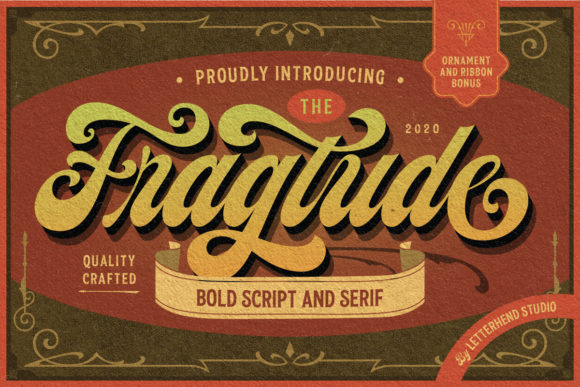 Fragtude: A Font for Creative Branding