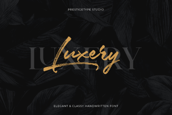 Luxery Font for Stylish Design
