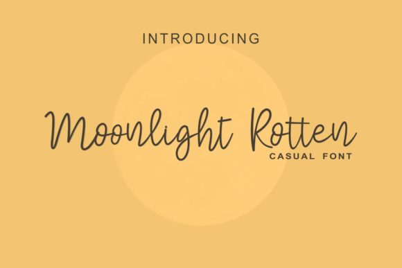 Moonlight Rotter Font for Elegant Branding