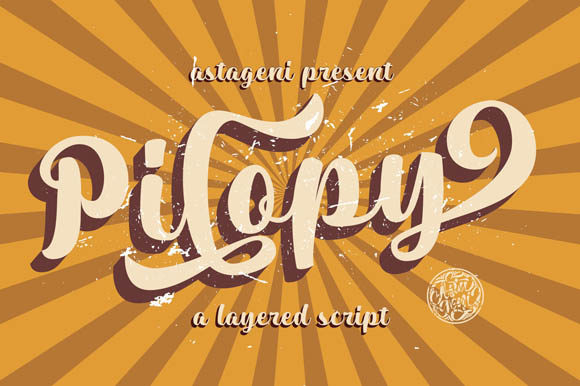 Pilopy: A Vintage Script Font