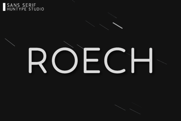Roech Font for Creative Makers