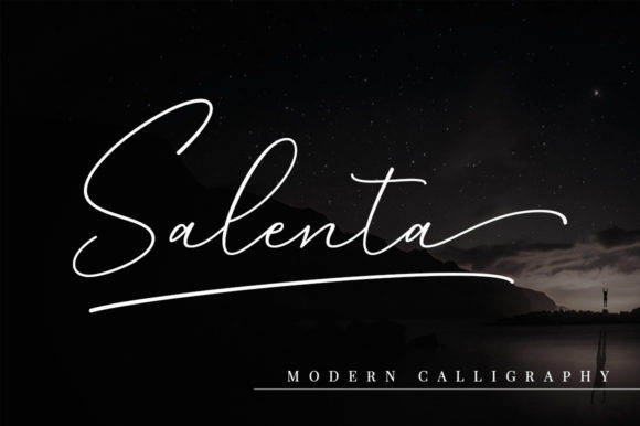 Salenta: A Script Font for Elegant Branding