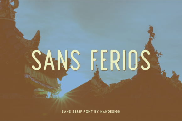 Sans Ferios Font for Editorial Design