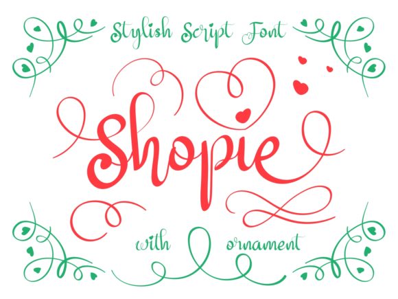 Shopie: A Delicate Script Font