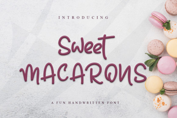 Sweet Macarons Font for Creative Campaigns