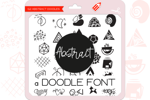 The Abstract Font for Creative Design
