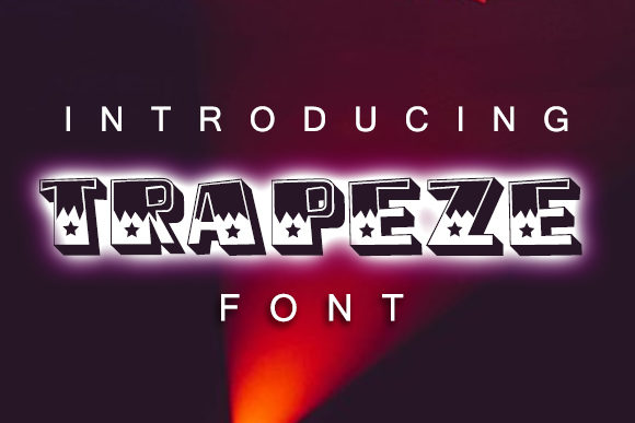 Trapeze: A 3D Font for Creative Expression