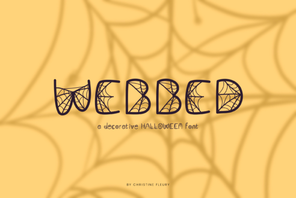 Webbed Font: Decorative Type for Creative Projects