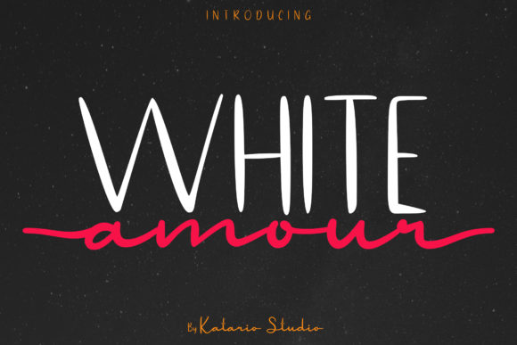 White Amour Font Review