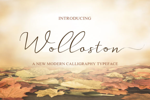 Wollaston: A Elegant Handwritten Font